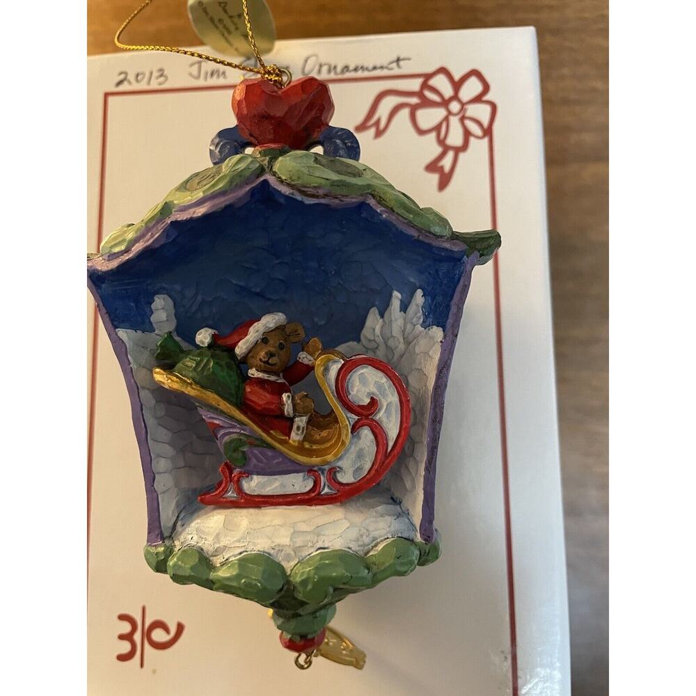 The Danbury Mint 2013 Jim Shore Ornament Beary Merry Christmas